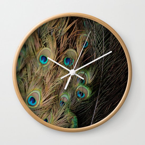 Peacock #1 Wall Clock