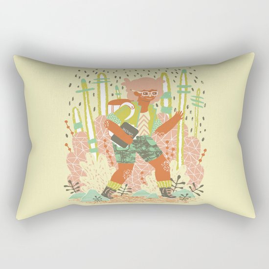 Searching for Inspiration Rectangular Pillow