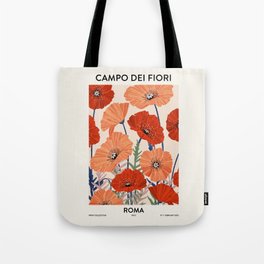 Flower market Rome inspiration Tote Bag