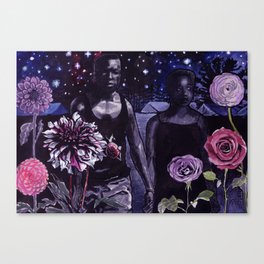 the flowers bloom even at war Canvas Print