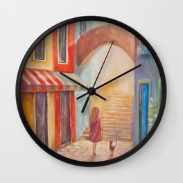 Venice Wall Clock | Bright, Friends, Cat, Italian, Paints, Home, Venice, Together, Italy, Sweet 