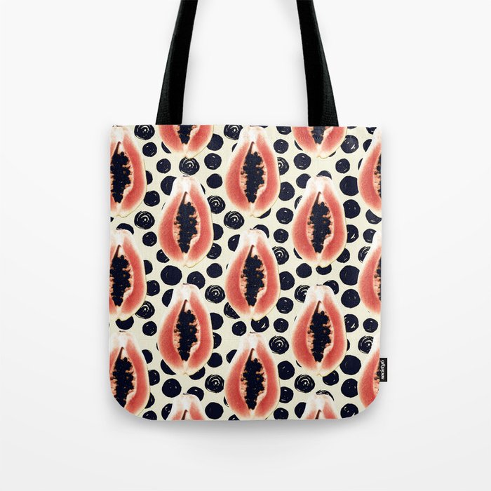 papaya pattern Tote Bag