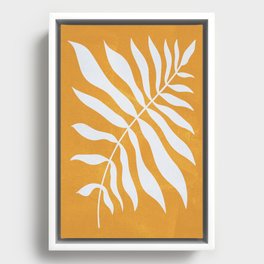 Wild Ferns: Tulip Yellow Edition Framed Canvas