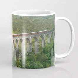 Hogwart Express steam engine in the scottish highlands Coffee Mug