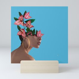 Lady Flowers ||| Mini Art Print