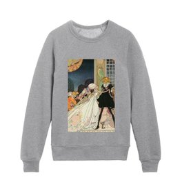 East of the Sun and West of the Moon, illustrated by Kay Nielsen Woman, girls and ladies dancing in party Kids Crewneck