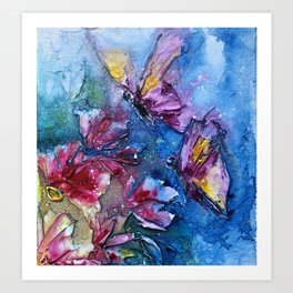 butterfly garden Art Print | Painting, Butterflydesigns, Butterflytheme, Floralart, Floralprints, Abstractfloral, Butterflyflowers, Floral, Butterflygarden, Flowerart 
