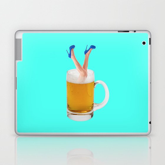 beer lady Laptop & iPad Skin