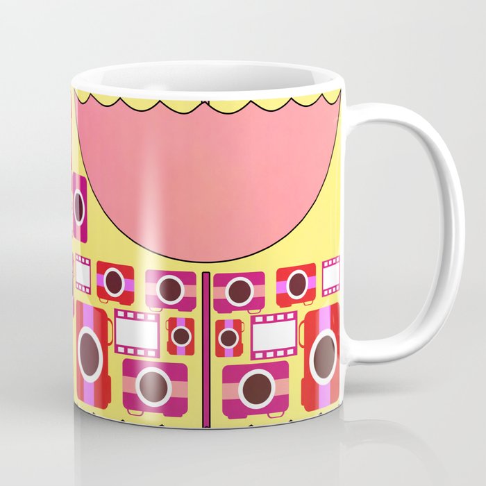 Camera and umbrella- pattern Coffee Mug