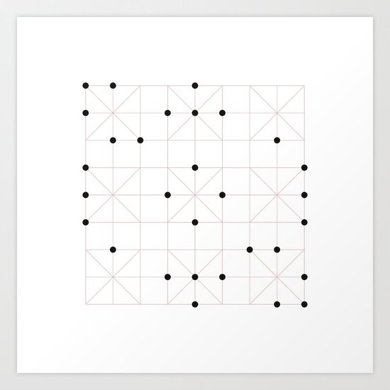 #193 Sudoku – Geometry Daily Art Print