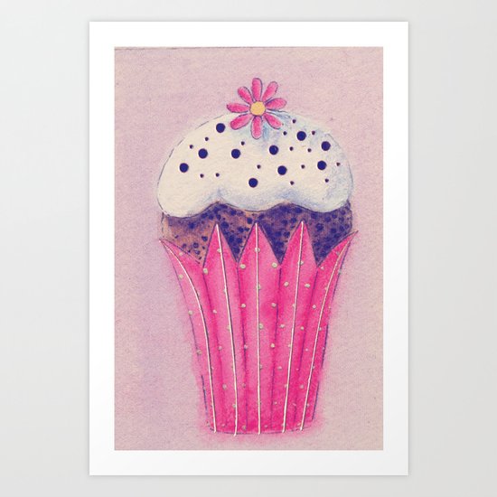Cupcake Art Print