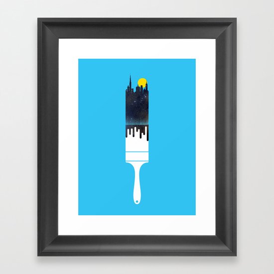 Paint the Town Framed Art Print
