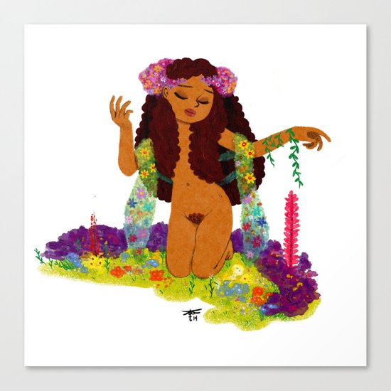Earth Day Layday Canvas Print