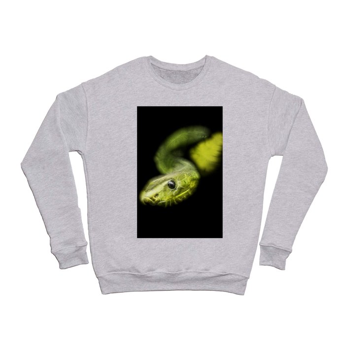 Spiked Green Snake Crewneck Sweatshirt