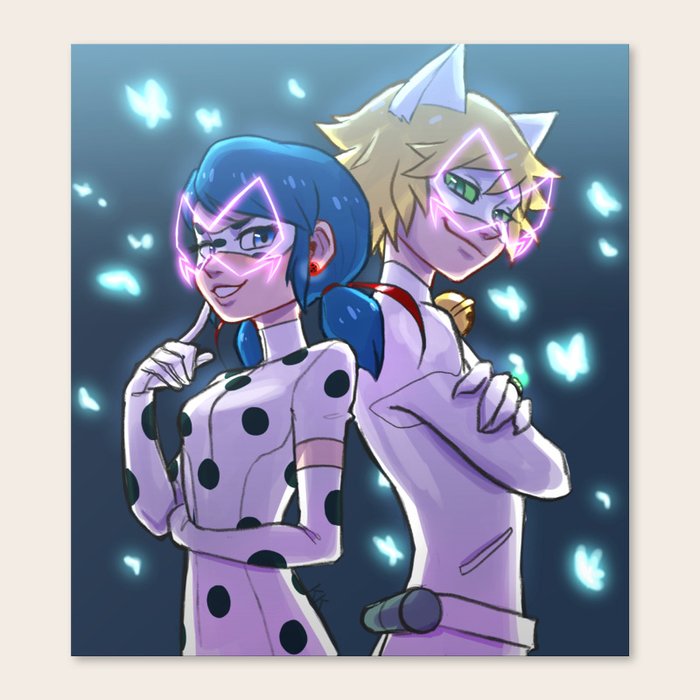 Miss Fortune And Chat Blanc Canvas Print By Kellyykao Society6