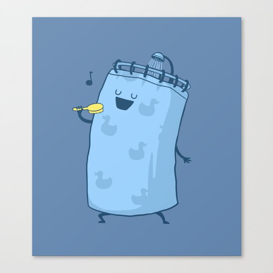 Singing In The Shower? Canvas Print