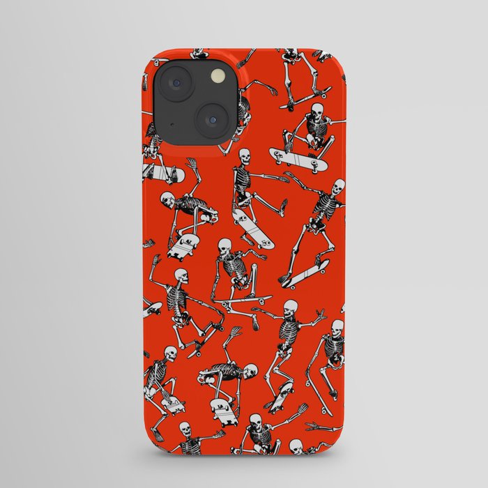 Grim Ripper Skater RED iPhone Case