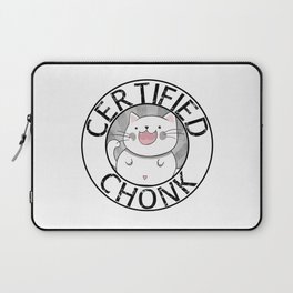 Certified Chonk White Laptop Sleeve