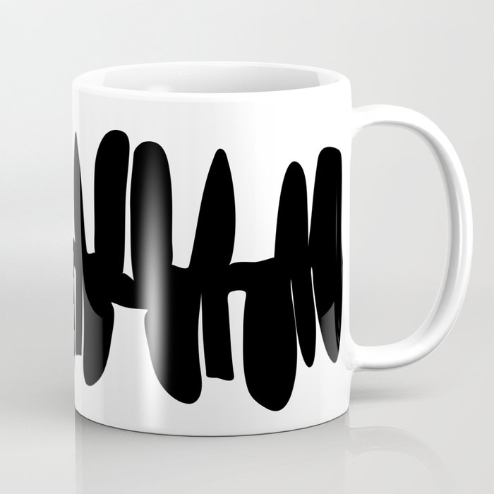 Stacked up b&w Coffee Mug