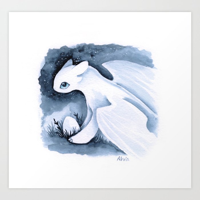 Mother Light Fury Art Print By Alviaalcedo Society6