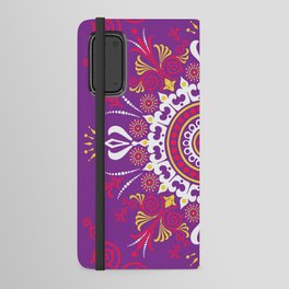 Purple Pop Baroque Android Wallet Case