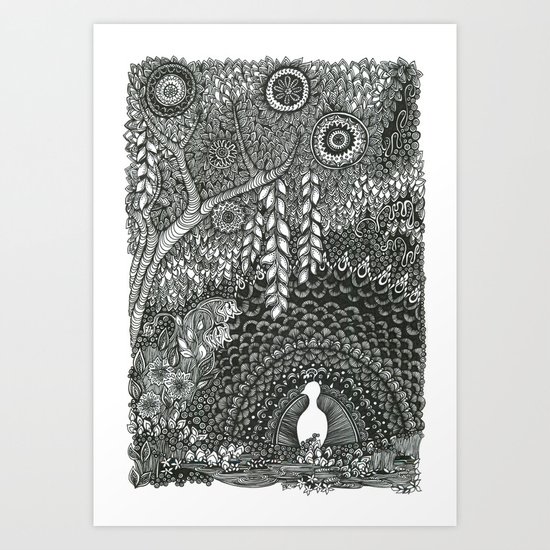 In the Dark Art Print