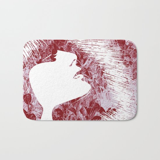 Sensuality, face Bath Mat