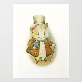 “The Amiable Guinea Pig” by Beatrix Potter Art Print