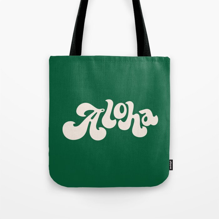 Aloha green Tote Bag
