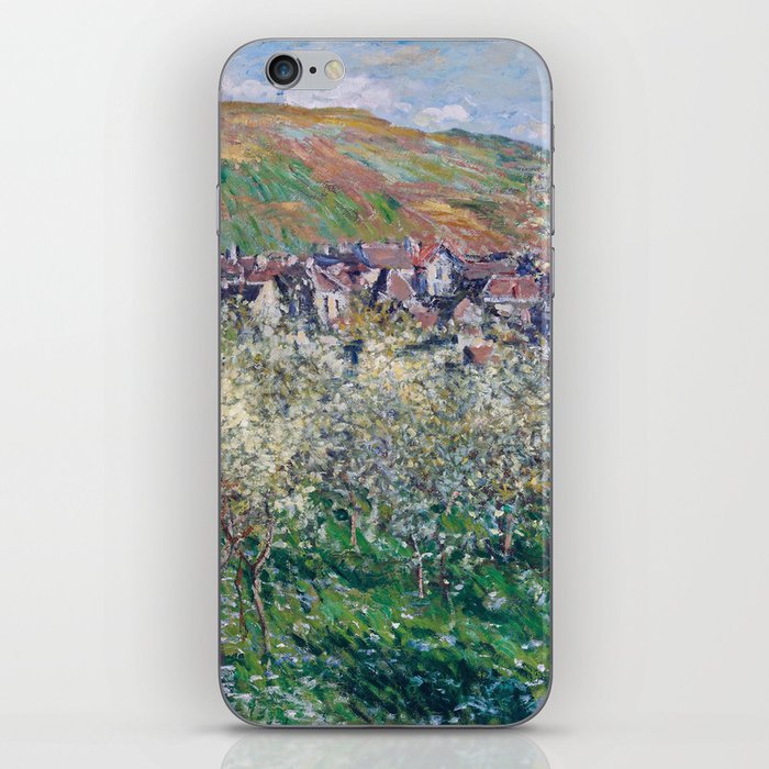 Plum Trees in Blossom by Claude Monet iPhone Skin