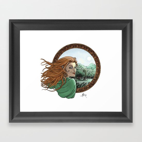 Elfic Framed Art Print