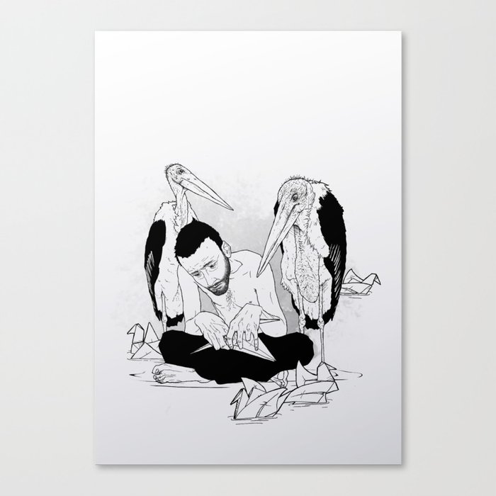 birdmaker print Canvas Print