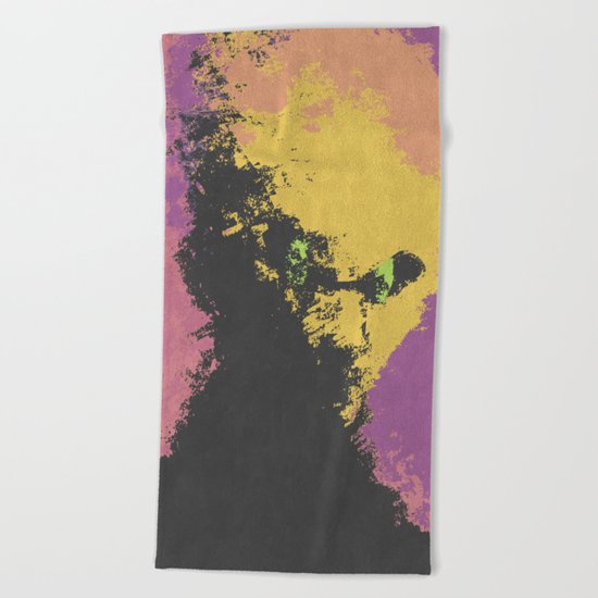 Portrait from Beyond 2 Beach Towel