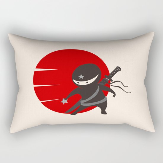 LITTLE NINJA STAR Rectangular Pillow