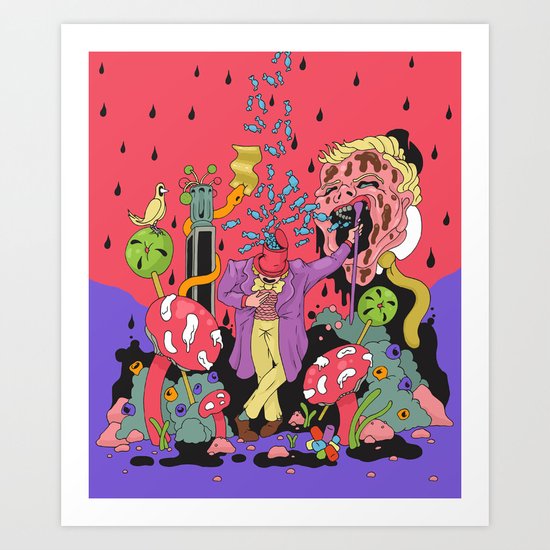 Wonka Art Print