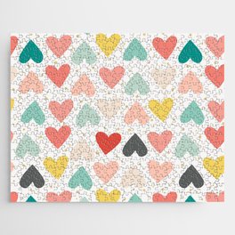 Be My Valentine - Heart Pattern  Jigsaw Puzzle