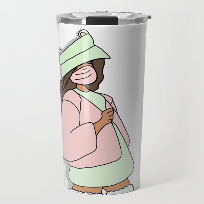 frog girl Travel Mug