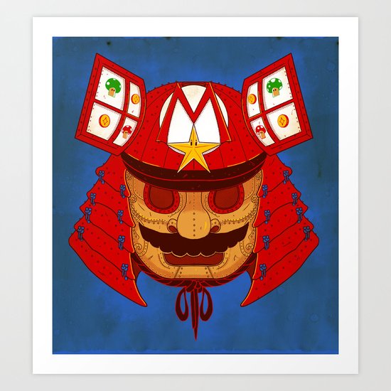The Defender of the Mushroom Dynasty Art Print