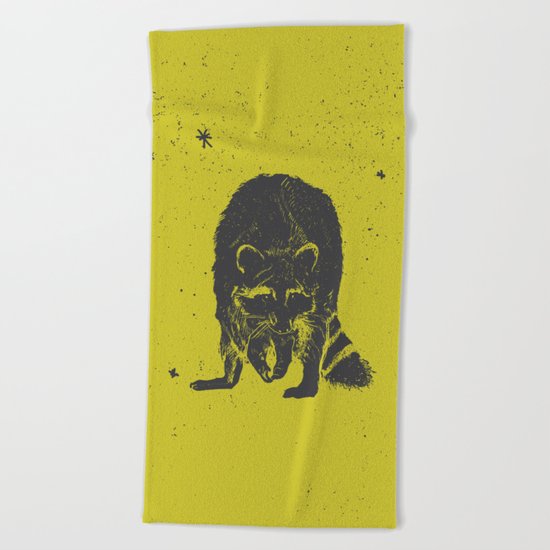 racoon Beach Towel