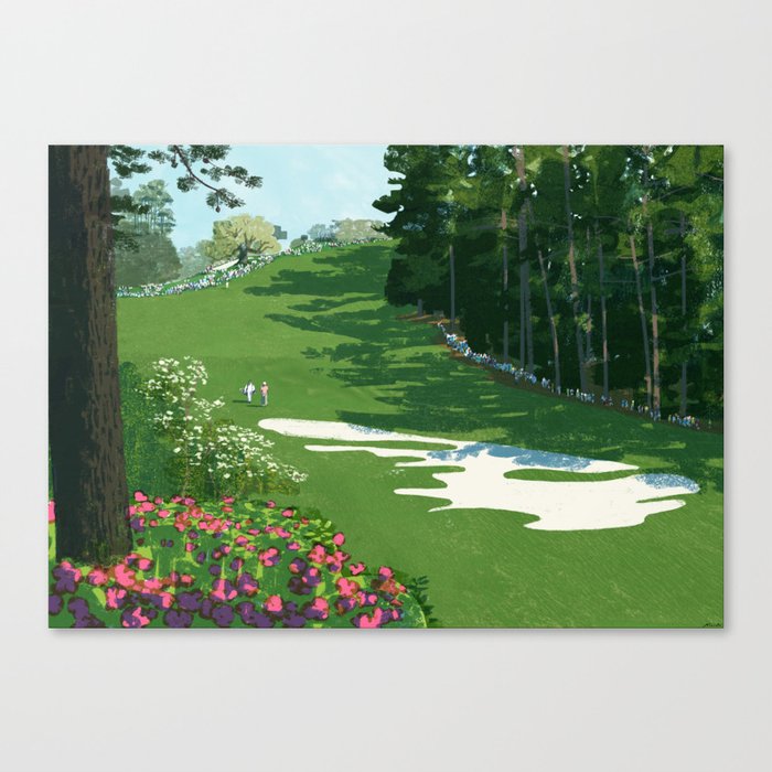 2013 Masters the 10th hole at the Augusta National Golf Club Canvas