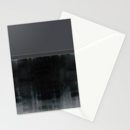 Starfield Carbon Fiber Dark Galaxy Stationery Card