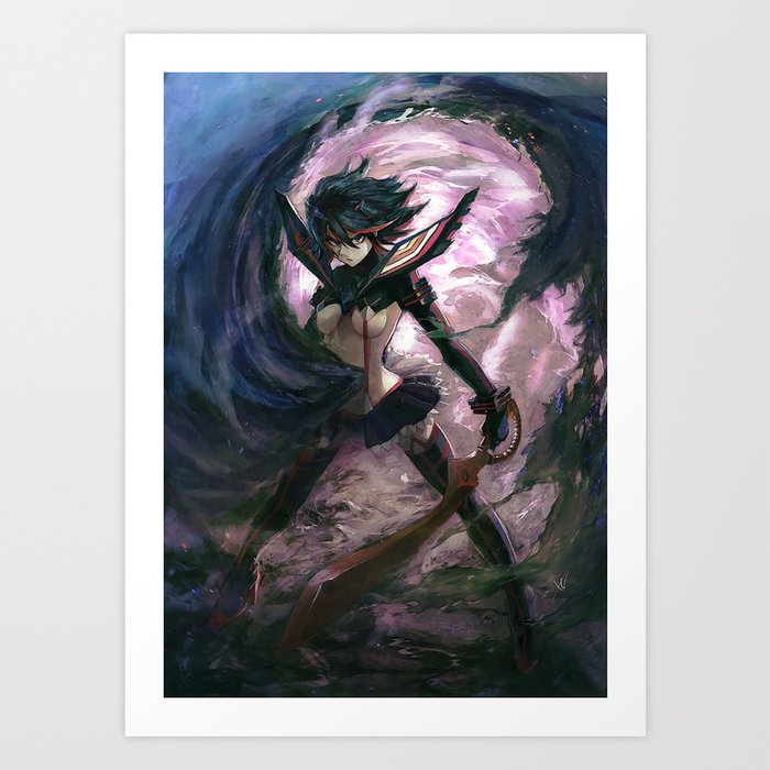 Kill La Kill Ryuko Matoi Art Print By Mirrortab