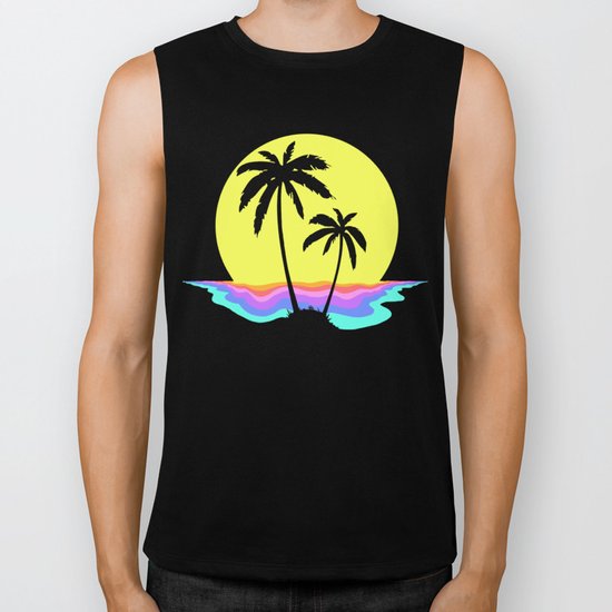 Sunset Biker Tank