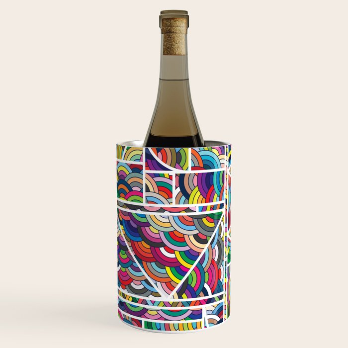 Kaku Technicolor Wine Chiller by Fimbis Society6