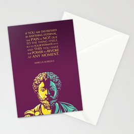 Marcus Aurelius Inspirational Stoic Quote: The Power to Revoke Stationery Cards
