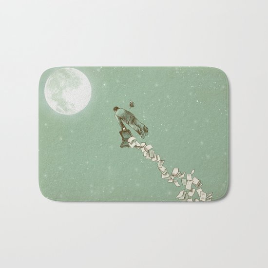 Solitary Flight Bath Mat
