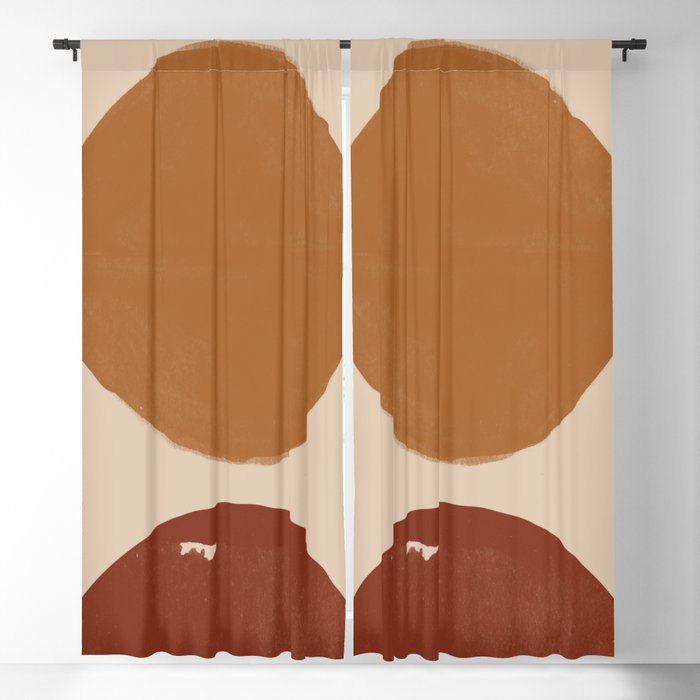 Burnt Orange Sun, New Boho Blackout Curtain