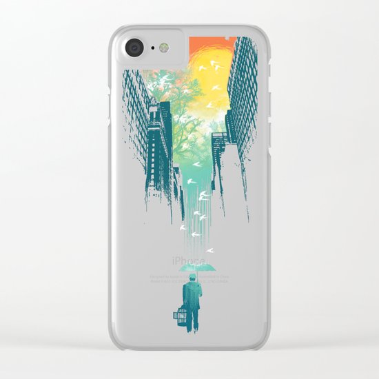 I Want My Blue Sky Clear iPhone Case