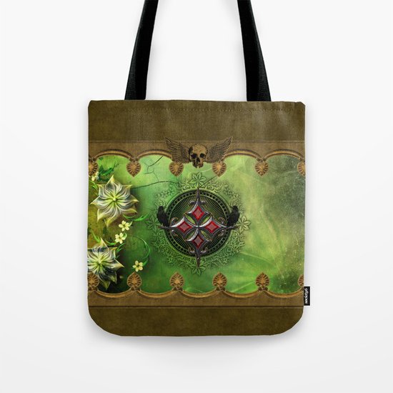 Wonderful gothic design with cross Tote Bag