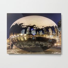 The Chicago Bean (Color) Metal Print